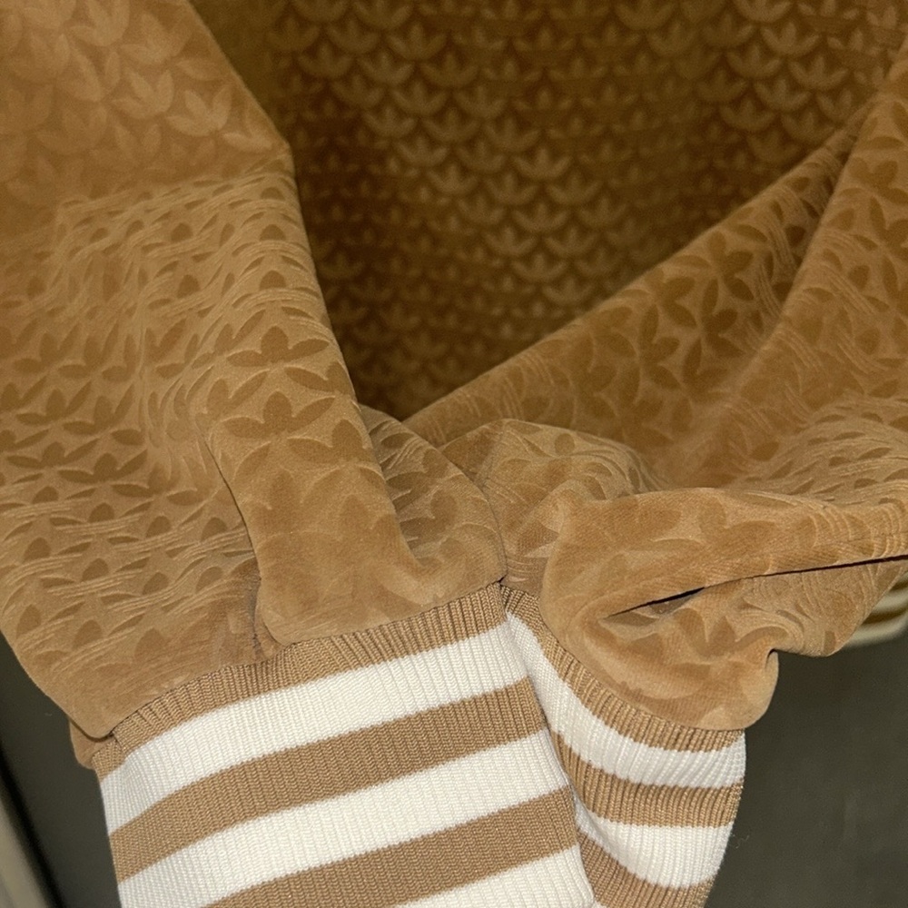 Adidas Originals adicolor 70s unisex funnel velour fleece - Picture 10 of 12